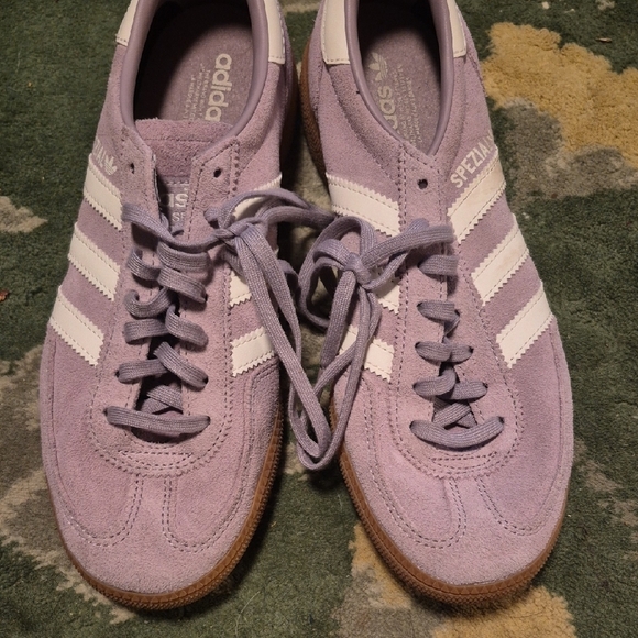 Adidas Lavender Suede Trainers - Picture 3 of 7